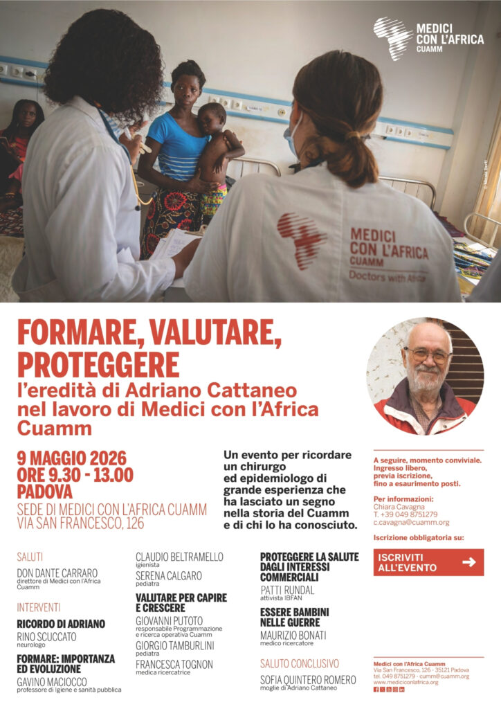 Formare, valutare, proteggere. L’eredità di Adriano Cattaneo nel lavoro di Medici con l’Africa Cuamm