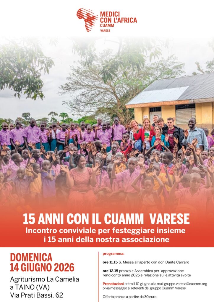 15 anni con il Cuamm Varese